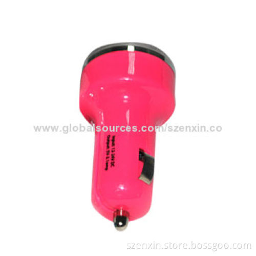 Double ABS USB Car Charger